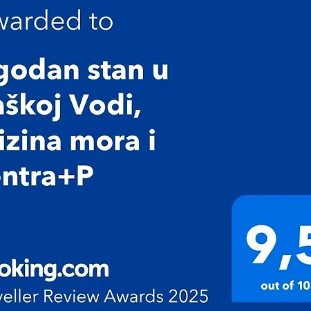 Ugodan Stan U Baskoj Vodi, Blizina Mora I Centra+p